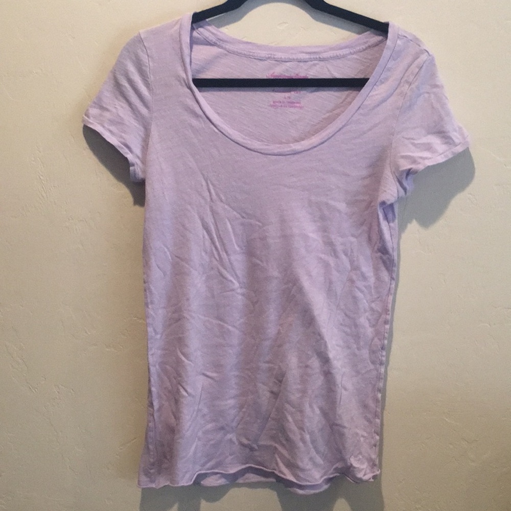 American Eagle Purple Favorite Tee